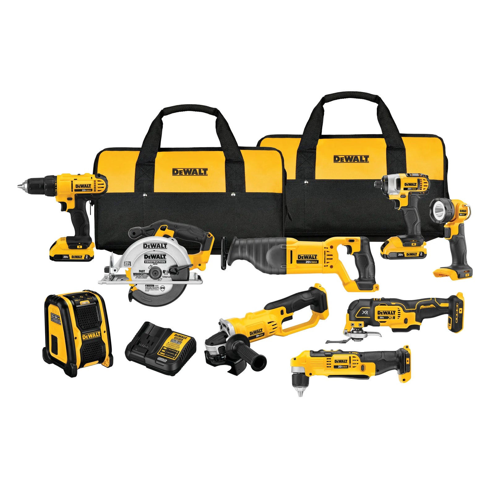 DeWalt DCK940D2 20V MAX 9-Tool Cordless Combo Kit